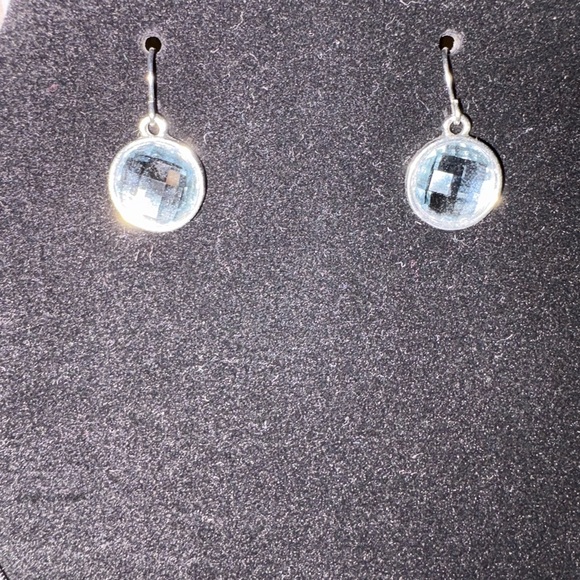 Cookie Lee Art Glass and Crystal Station Necklace and Earrings - Picture 3 of 3